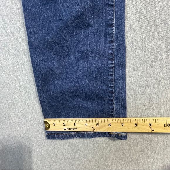 Lauren Ralph Lauren Women’s Jeans Size 10 Mid Rise Straight Leg Medium Wash Blue - Picture 7 of 12